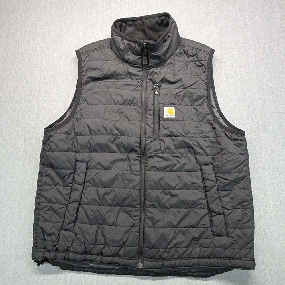 Carhartt OV2286-M Rain Defender Insulated Vest Relaxed Fit Black Large